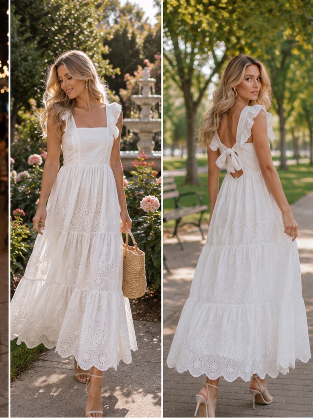 Cotton embroidery dress bloggers fav